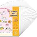 Rawskro 72 Pieces Sanded Shrink Plastic Sheet Kit, Shrinky Art Paper Translucent Shrink Film Sheets, Kids Creative Craft Activities for All Ages, 5.7 x 7.9inch / 14.5 x 20cm