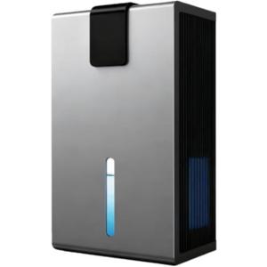 Dehumidifier, Dehumidifiers for Home, 98 OZ Water Tank, (1000 sq.ft) Quiet Dehumidifier for Basement Bathroom Bedroom with Humidity Display, Auto Shut Off, Relaxing 7 Color Ambient Light (Gray)