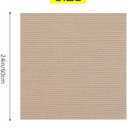 24 * 24in Peel and Stick Carpet Tiles, Self Adhesive Floor Squares with Extra Soft Pad, Easy Installation for Bedroom, Living Room, Office, Rental (30, Camel)