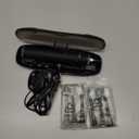 Aquasonic Black Series Ultra Whitening Toothbrush  ADA Accepted Electric Toothbrush- 8 Brush Heads & Travel Case  40,000 VPM Electric Motor & Wireless Charging - 4 Modes w Smart Timer