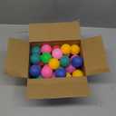 60Pcs Table Tennis Balls,40mm Plastic Ping Pong Ball for Game,Party,DIY Arts,Pet Toy,Decor,Multi Colored,Less Bounce