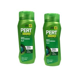 PERT 2 in 1 Clasic Clean Shampoo and Conditioner - Mens Shampoo for Daily Use - Hair Conditioner for Men - Removes Dirt, Oil, and Build Up - 13.5 oz
