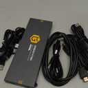 USB3.0 KVM Switch HDMI 4K@60Hz for 4 Computers Share 1 Monitor, KVM Switch 4 Port with 3 USB 3.0 Ports Share Keyboard Mouse, Support Button Switch, Plug and Play