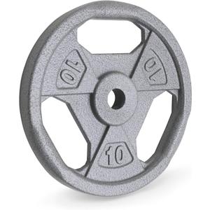 Marcy Classic 1" Cast Iron Standard Grip Plates for Strength Training and Weightlifting