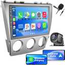 4GB RAM+64GB ROM Car Radio for Toyota Camry (2006-2011 with Manual A/C),10 Inch Camry Stereo Support Wireless Carplay&Android Auto, Bluetooth&Voice Control,FM Radio