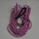ZALER Long Dog Leash, 50 feet 30ft 20ft 15ft 10ft Dog Training Lead, Heavy Duty Check Cord Recall Leash for Dogs Training, Playing, Camping, or Backyard (50FT, Blue Pink)