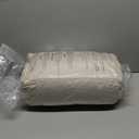 Bedsure Queen Size Comforter Set Beige, Boho Tufted Bed Set, Checkered Farmhouse Shabby Chic Bedding, 3 Pieces, 1 Plaid Geometric Comforter and 2 Pillow Shams