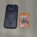 CANSHN Magnetic Compatible with iPhone 17 Pro Case, Upgraded [Full Camera Protection] [Compatible with Magsafe] [Translucent Matte] Shockproof Protective Phone Cover 6.3 Inch - Deep Blue