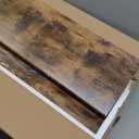 QEEIG Floating Shelves for Wall 23.6" Long - Wall Mounted Shelf Bathroom Kitchen Living Room Bedroom Farmhouse Home Decor Display Bookshelf Large 23.6 x 9.3 inch Set of 2, Rustic Brown (008-60BN)