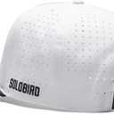 Golf Hat for Men - Golf Snapback - Fun Hat for Golfing - Rope Golf Hat for Men and Women - Make More Birdies (White)