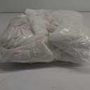 WDCOZY Ivory Cloud Quilt Queen Size Bedding Set with Pillow Sham, Cream White Puffy Cozy Lightweight Bedspread Coverlet, Soft Cute Bed Cover for All Season - 3 Pieces, 90x90 inches 
