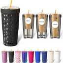 Frost Buddy Togo Buddy | 30 oz Stainless Steel Vacuum Insulated Tumbler | to Go Coffee Cup Coffee Cups, Iced Coffee Sleeve, Travel Mug, Thermal Cup for Hot & Cold Drinks, Dunkin Cup (Little Hearts)