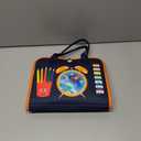 Toddler Busy Board Montessori Toys: for Toddlers 1-3 Year Old Educational Activity Book Sensory Board Travel Toy Ages 3-4 3-5 Learning Fine Motor Skills Preschool Quiet Book Gift for Boys Girls Kids (Blue)