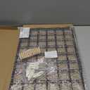 Wire Wall Grid Panel for Photo Display, DIY Iron Picture Frames Collage For Hanging Wall Decor, Foldable Multi Pictures Organizer with 12 Clips, 28'' X 22'' Inch.(2 Pack) (Black)