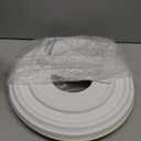 White PU Ceiling Medallions for Light Fixtures and Ceiling Fans, 12-2/8"OD x 4" ID x 1" P (Fits Canopies up to 7")