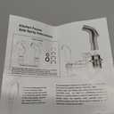 Universal Sink Faucet Sprayer Attachment, Nozzle Head, Brushed Nickel