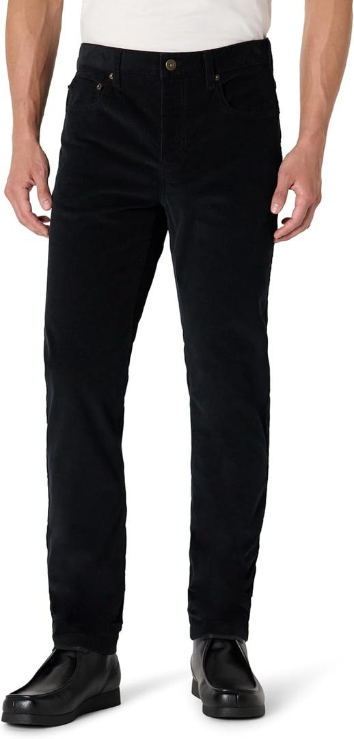 Amazon Essentials Men's Slim Fit 5 Pocket Corduroy Pant (34W x 30L, Black)
