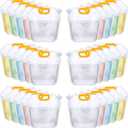 Jingmore 1.3 Gallon Collapsible Water Storage Bag Emergency Jug Container Clear Plastic Water Bladder for Outdoor Sport Camping Hiking No Leak, Freezable, Odorless, Flat Folding (No Scale)