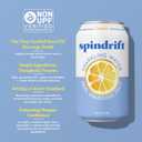 Spindrift Sparkling Water, Lemon Flavored, Made with Real Squeezed Fruit, 12 Fl Oz Cans, Pack of 24 (Only 3 Calories per Can) (EXP 03/01/27)
