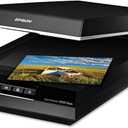 Epson B11B198011 Perfection V600 Photo Color Scanner, 6400 x 9600 dpi, Black