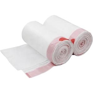 Doryh 6 Gallon White Drawstring Trash Bags, 120 Counts