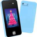 Kids Smart Phone, Christmas Birthday Gifts for Boys Girls Toddler Cell Phone Toys with Dual Camera Music Player Mini Educational Learning Games Fake Phone for 4-8 Year Old with 16G SD Card (Blue)