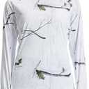 LOOGU Women's UPF 50+ Sun Protection Hoodies Shirts Slim Fit Long Sleeve Lightweight Quick Dry Fishing Hking Outdoor (White)