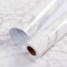 Skyblur Cyan/Grey Marble Peel and Stick Countertops Marble Contact Paper for Countertops Cabinets Counter Top Peel and Stick Waterproof Vinyl Faux Granite Wallpaper for Kitchen Living Room 15.7"x78.7"