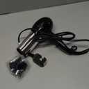 Conair Hair Dryer, 1875W Full-Size Hair Dryer with Ionic Conditioning, Blow Dryer, Tourmaline Ceramic Technology for Quick Drying, Black/Chrome