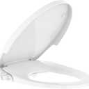 Garvee Non-Electric Bidet Toilet Seat for Round Toilets, Round（17"）