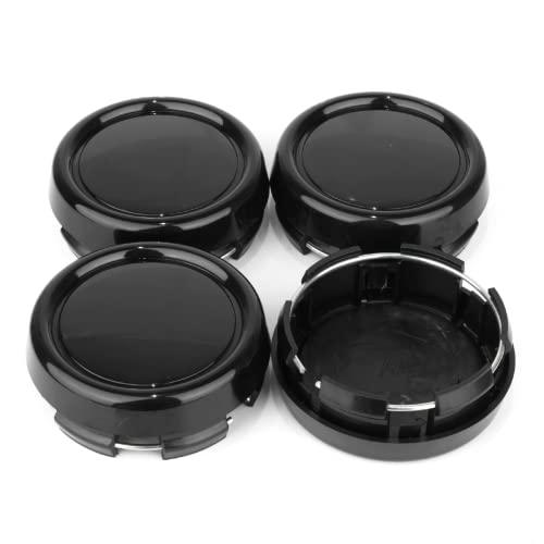 GTownWorks 79mm 3.11in Wheel Center Caps Wheel Center Hubcaps 4 Pack Black Center Cover for Rim, Outer 3.11in/79MM, Inner 2.87in/73MM