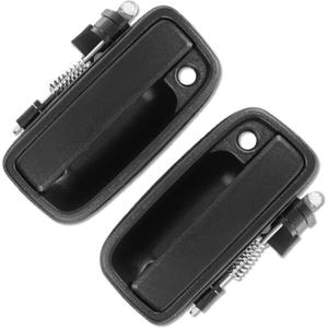 BlueStars Front Left & Right Exterior Door Handle Pair - Compatible with 1995-2004 Toyota Tacoma Trucks - Replaces# 69220-35020, 69210-35020 with Keyhole
