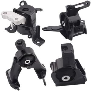 YBDDZH Automotive Engine Mounts Compatible with 2014-2019 Corolla 1.8L Auto Transmission Set of 4, Steel Material