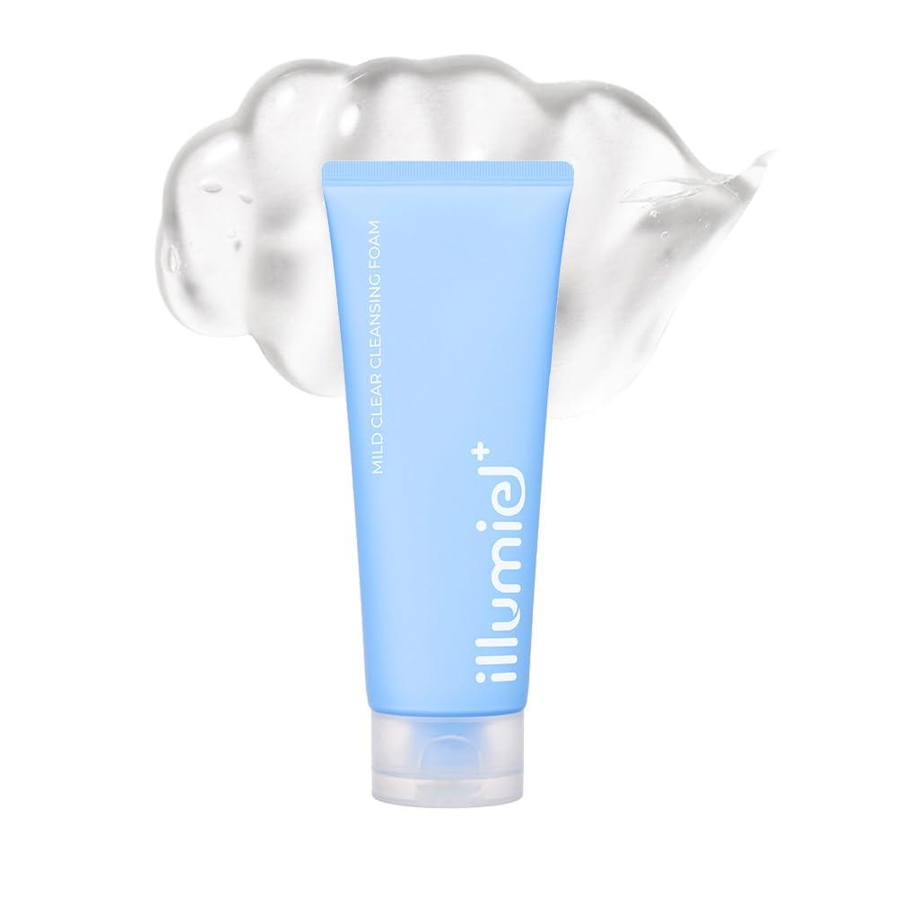 Mild Clear Cleansing Foam for Facial Cleansing with caulerpa lentillifera extract & Potassium [Vegan & Korean Skincare]  5.07 fl. oz.