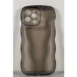 Case for iPhone 14 Pro - Frosted Black | Wavy Edges | Slim Contour Grip