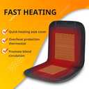 Heated Seat Cover 22 Wide with Fast Heat Large Size Warmer