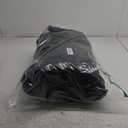 10L0L 2/4 Passenger Golf Cart Driving Enclosure for EZGO TXT/RXV Model, 4-Sided Clear Window 600D Rain Cover All Weather Windproof Waterproof - Black/Beige