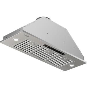 VIKIO HOME Built-in/Insert Range Hood 36 Inch, 980 CFM Hood Vent for Kitchen, Ducted/Ductless Convertible Duct, Stainless Steel Kitchen Vent Hood with Gesture & Touch Control, 3 Baffle Filters