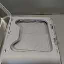 Removable Stainless Steel Cat Litter Box with lid, Side & Top Entry Kitty LitterBox，Cat Litter Box Enclosure, XL Extra Large High-Sided Metal Cat Box with Scoop, Footboard（Grey）