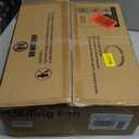 ZMISHIBO 24 Inch Ceiling Fans with Lights and Remote, Modern Low Profile Ceiling Fan, 3000-6000K Dimmable Flush Mount LED Fan Light, 6 Wind Speeds, Fandelier Ceiling Fans for Bedroom- White