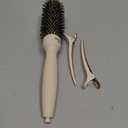 AIMIKE NaturaVol Round Brush for Blow Out, Small Round Hair Brush for Short Hair, Nano Thermal Ceramic Tech Hairbrush for Blow Drying & Curling, with 2 Clips (1.3 Inch Barrel, 2.1 Inch Bristle)