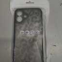 ANDATE Case for iPhone 16 Plus, [Leopard Print Design] Black Soft TPU Bumper Hard PC Back Women Girls Slim Shockproof Translucent Matte Cover Case for iPhone 16 Plus, 6.7inch (Leopard)