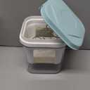 Greek Yogurt Strainer with Lid, Yogurt Maker, Yoghurt Filter with Ultra Fine Nylon Mesh Strainer & Pressure Filtration, 1.5Qt Thick & Creamy Greek Yogurt, BPA-Free, Aqua Blue