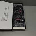 SAVIOR HEAT Heated Gloves for Men Women, Rechargeable Electric Heated Leather Skiing and Snowboarding Gloves (Large, Black)