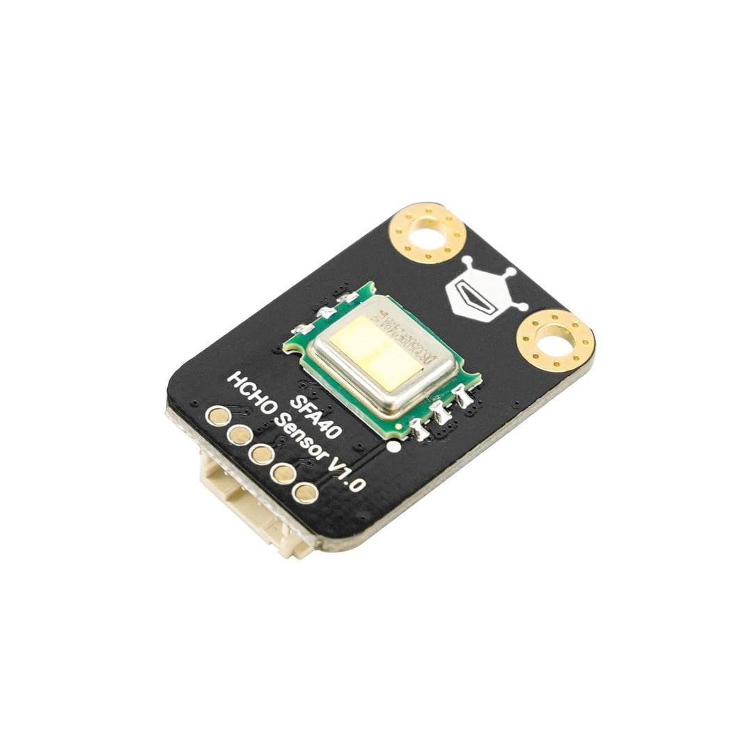 Gravity: SFA40 Formaldehyde (HCHO) Sensor | ±20 ppb High Accuracy | Anti-Interference Electrochemical Monitor | Built-in SHT4x Temp/Humidity Compensation | I2C for Arduino/ESP32 IAQ