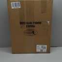 Azar Displays 701414-BLK Rotating Stand, Peg Display Carousel, Four Sided Rack for Jewelry, Accessories, or Crafts, Revolving Displays for Retail, Pegboard Organizer, Black, 14"x14"x20"