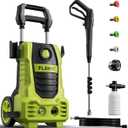 Electric Pressure Washer, 26 FT Hose Pressure Cleaner 2030 PSI with 4 Nozzles Tips,Surface Cleaning with Upgraded Swivel Joint for Car,Fences,Patios,Daily Needed Green