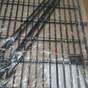 No Dig Decorative Garden Fence 4 Panels with Gate, 48 in (H) x 10.4 ft (L), Dog Fence Outdoor for YardRustproof Metal Animal Barrier Ground Stakes Fencing for Garden, Patio, Flower Bed