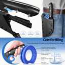 XYJ Authentic Since 1986,Heavy Duty Large Meat Cleaver,Serbian Chef Butcher Knife with Case,Chefs Vegetable Kitchen Knife,Full Tang for Outdoor Camping,Wood Handle with Sheath