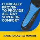 Dr. Scholl's Work Insoles (Pack) // All-Day Shock Absorption and Reinforced Arch Support That Fits in Work Boots and More (for Men's 8-14, 1 Pair (Pack of 2) 2 Count